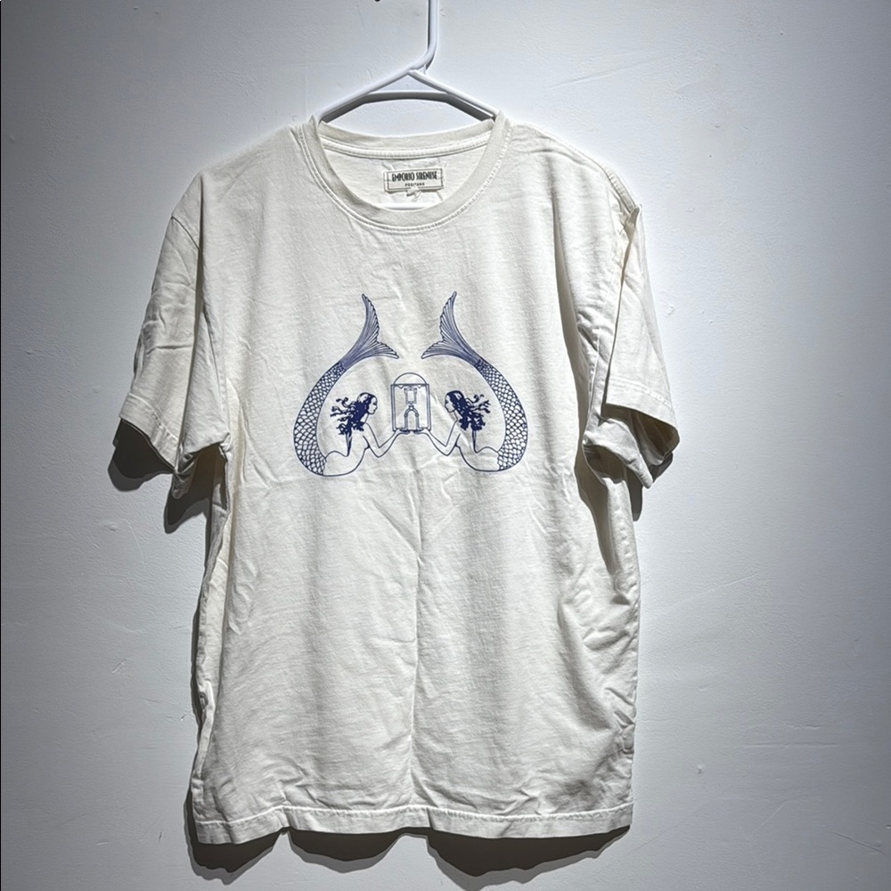 Emporio Sirenuse Positano White Graphic T-Shirt